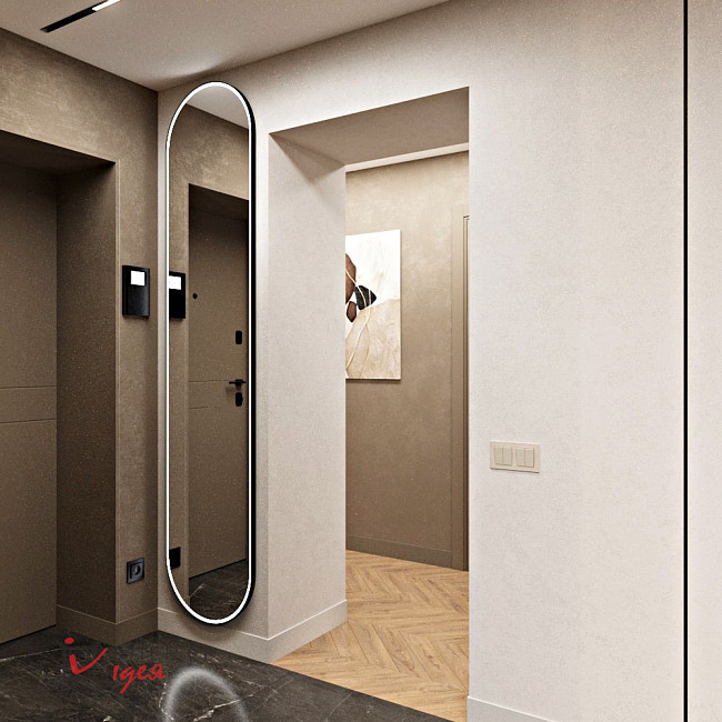 Контрастна кухня-вітальня в стилі контемпорарі