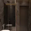 Елегантний темний санвузол в квартирі